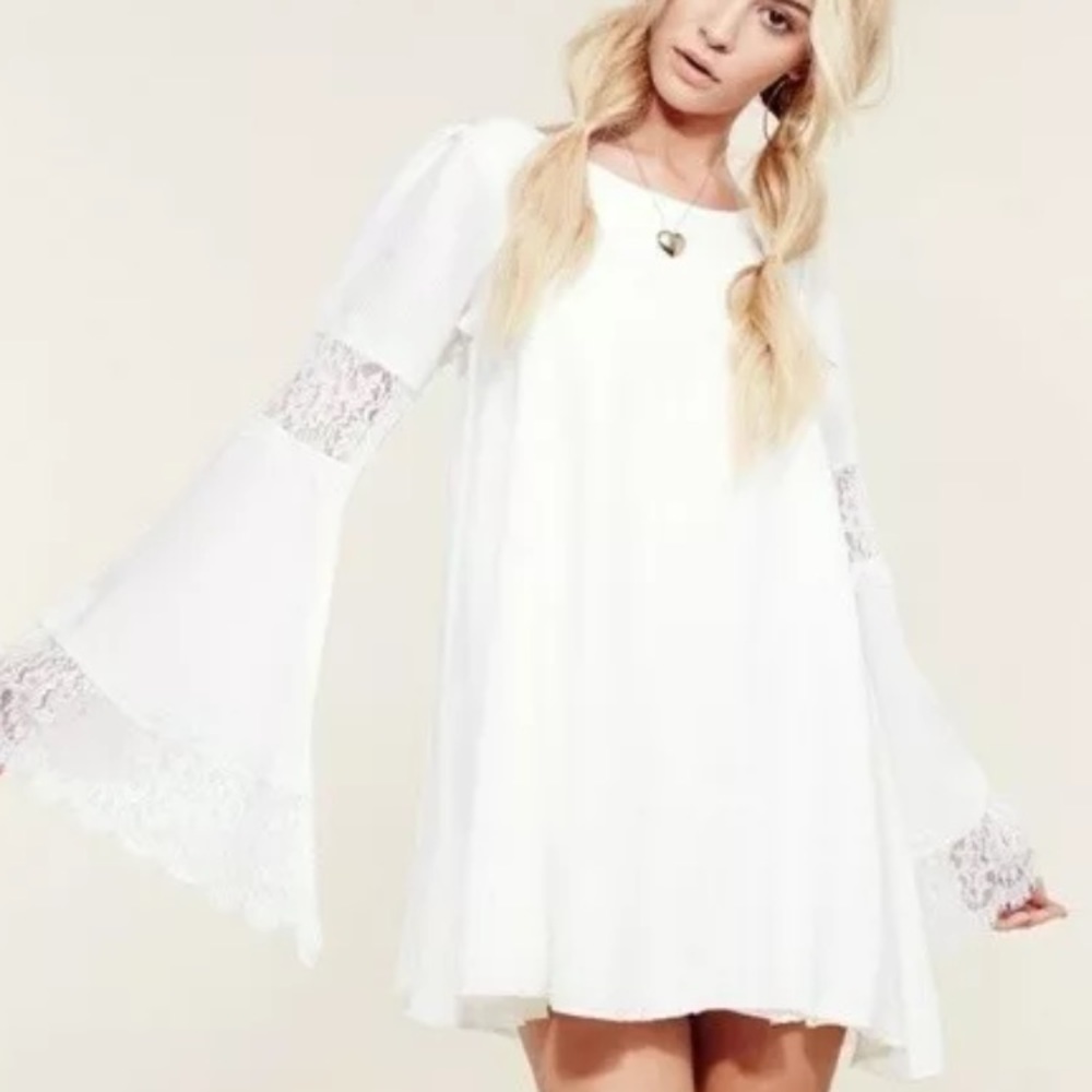 For love and lemons white festival dress boho